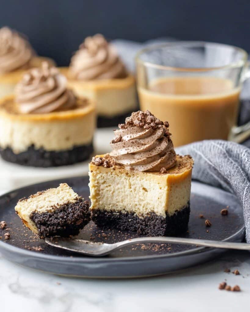 Mini Coffee Cheesecakes Recipe