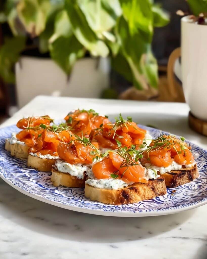 Smoked Salmon Tartine Recipe
