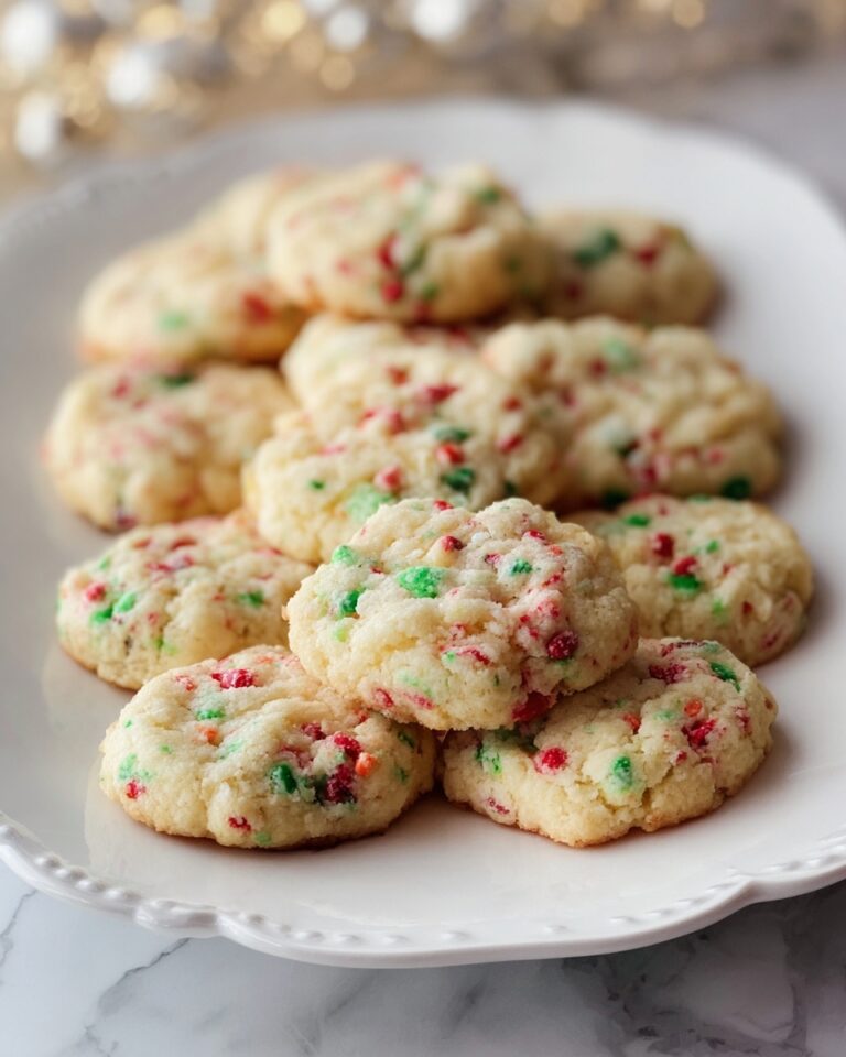Candy Cane Whipped Shortbread Recipe