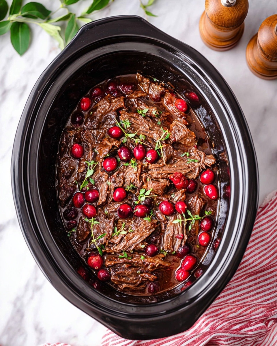 Crockpot Cranberry Pot Roast Recipe