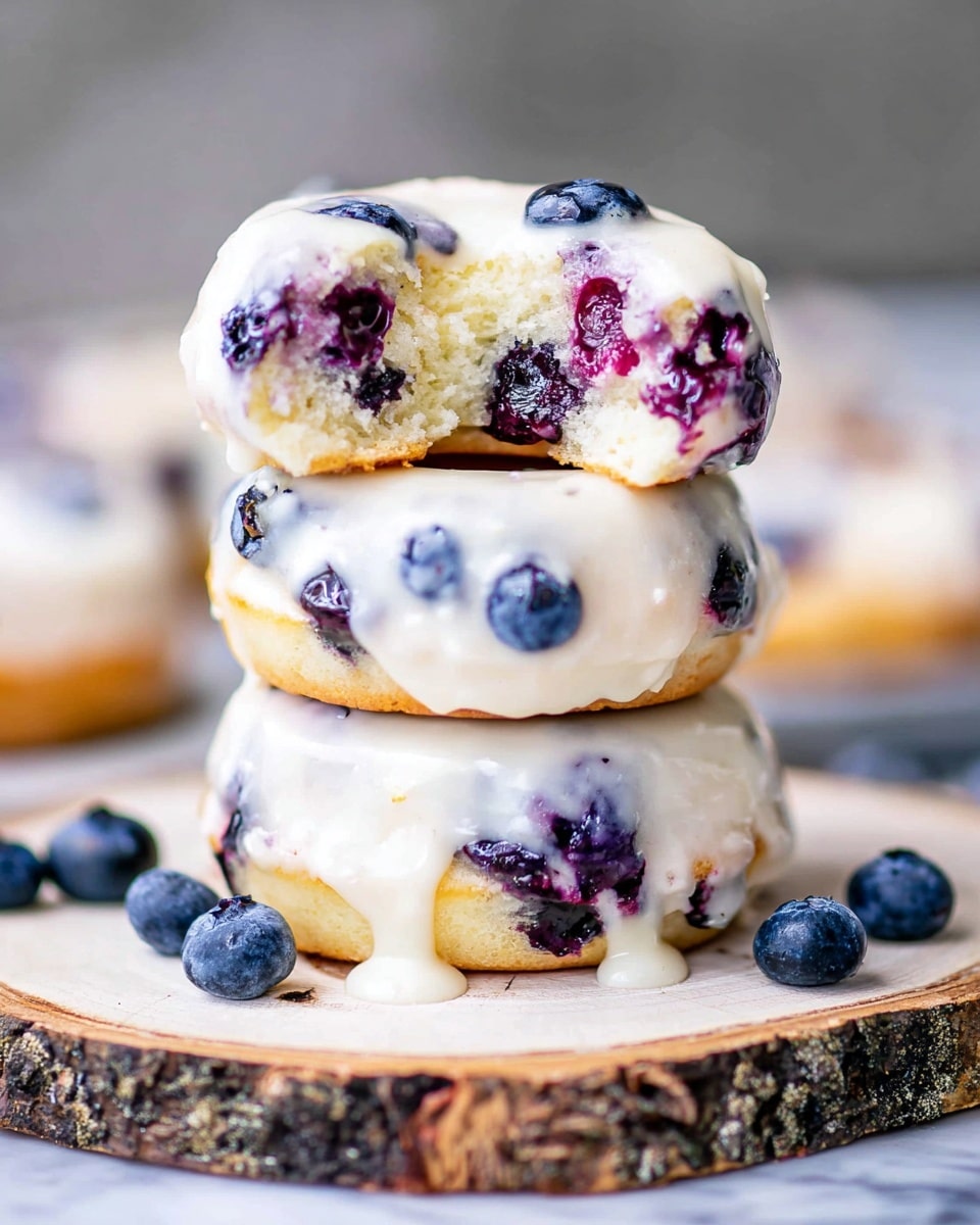 Delectable Glazed Blueberry Donuts Recipe