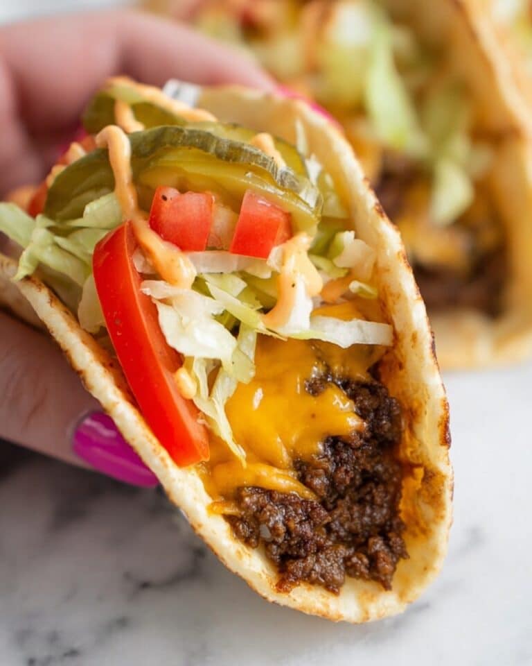 Big Mac Smash Burger Tacos Recipe
