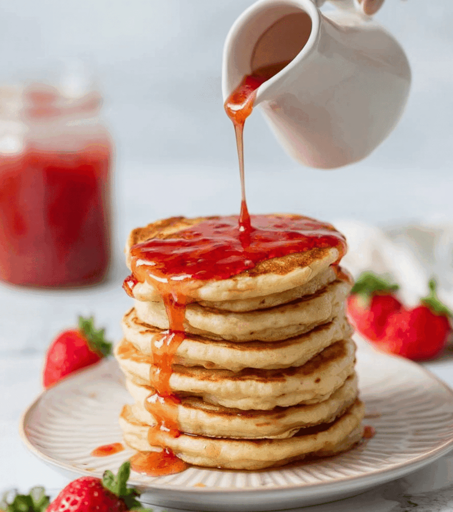 Peanut Butter and Jelly Pancakes Recipe
