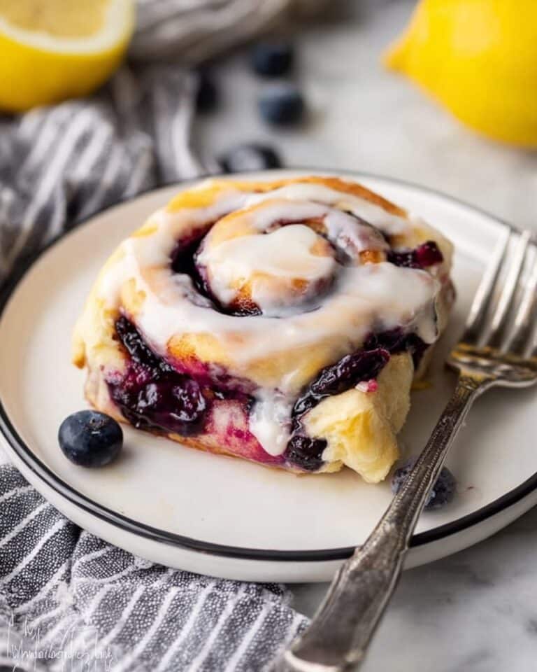 Lemon Blueberry Sweet Rolls Recipe