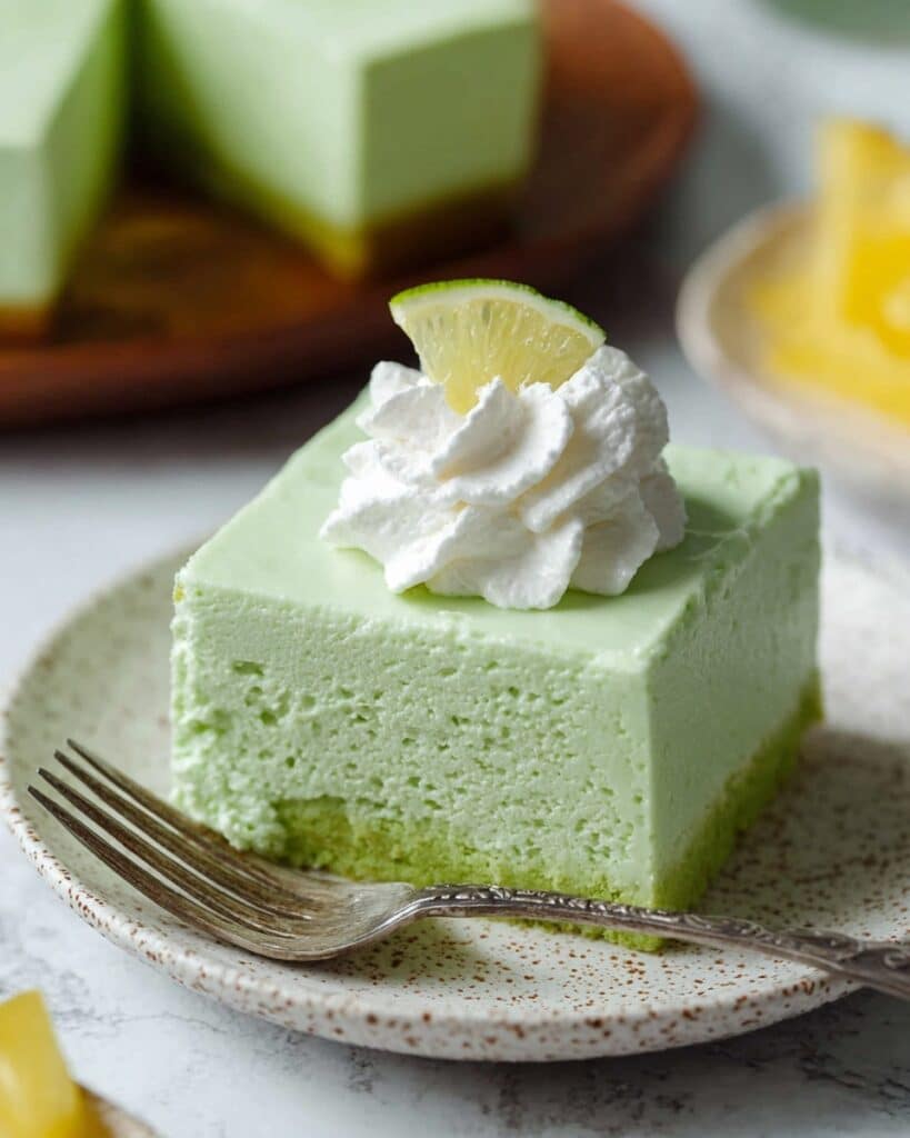 Lime Jello Salad with Pineapple, Cream Cheese, and 7-Up Recipe