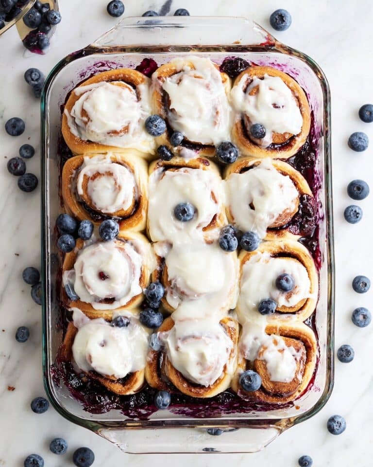 Blueberry Cinnamon Rolls Recipe