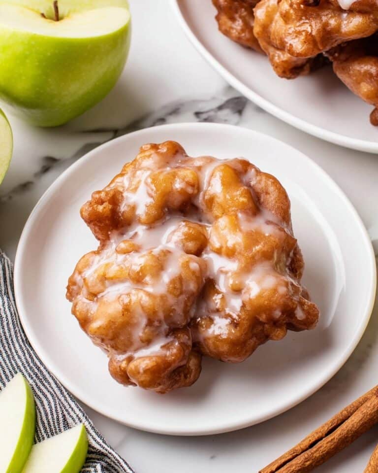 Apple Fritters with Cinnamon Glaze Recipe