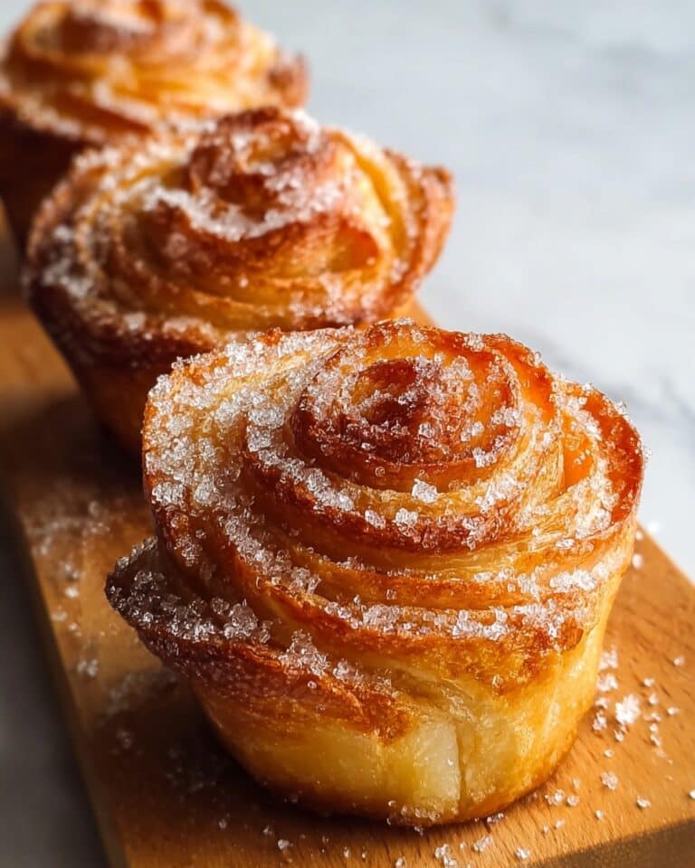 Valentine Delicious Cruffins with Cinnamon Recipe