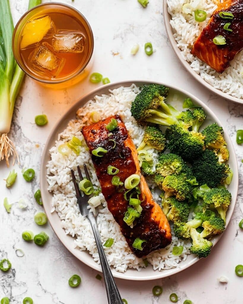 Brown Sugar Bourbon Glazed Salmon Recipe