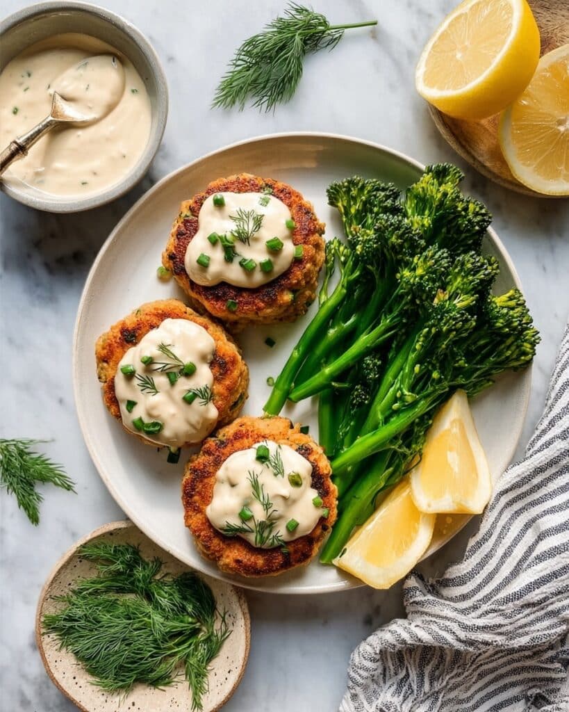 Fresh Salmon Cakes with Quick Garlic Aioli Recipe