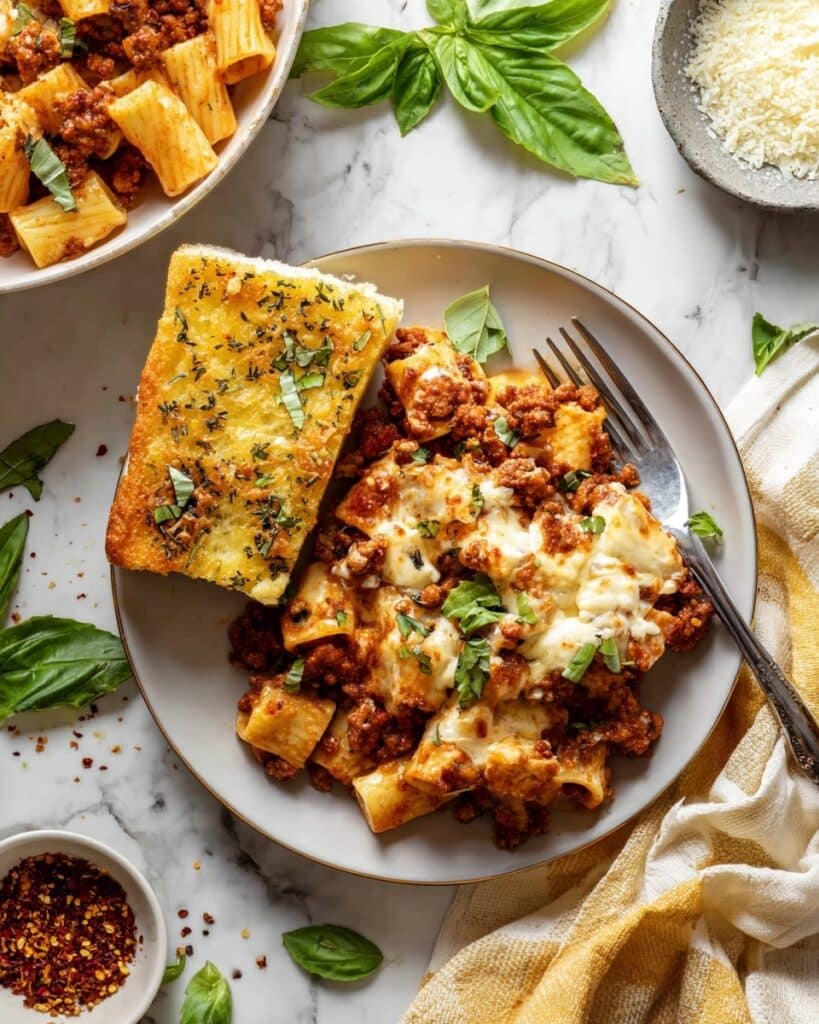 Cheesy, Perfect Classic Baked Ziti Recipe