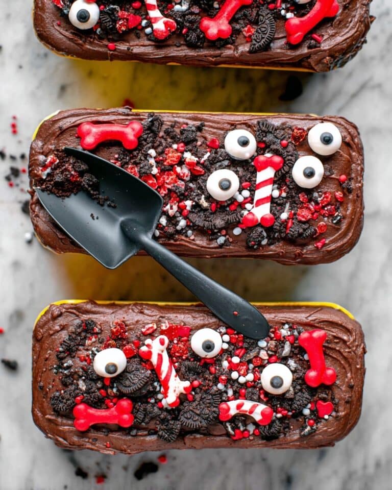 Graveyard Mini Dirt Loaf Cakes Recipe