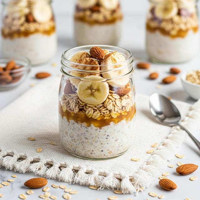 Almond Butter Overnight Oats Recipe
