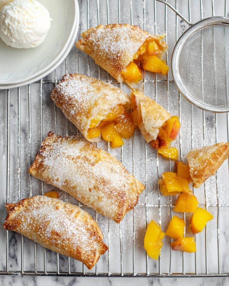 Peach Cobbler Egg Rolls Recipe