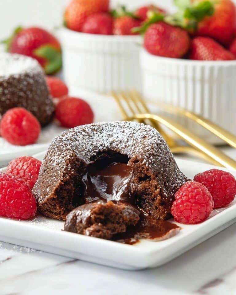 Air Fryer Lava Cakes Recipe