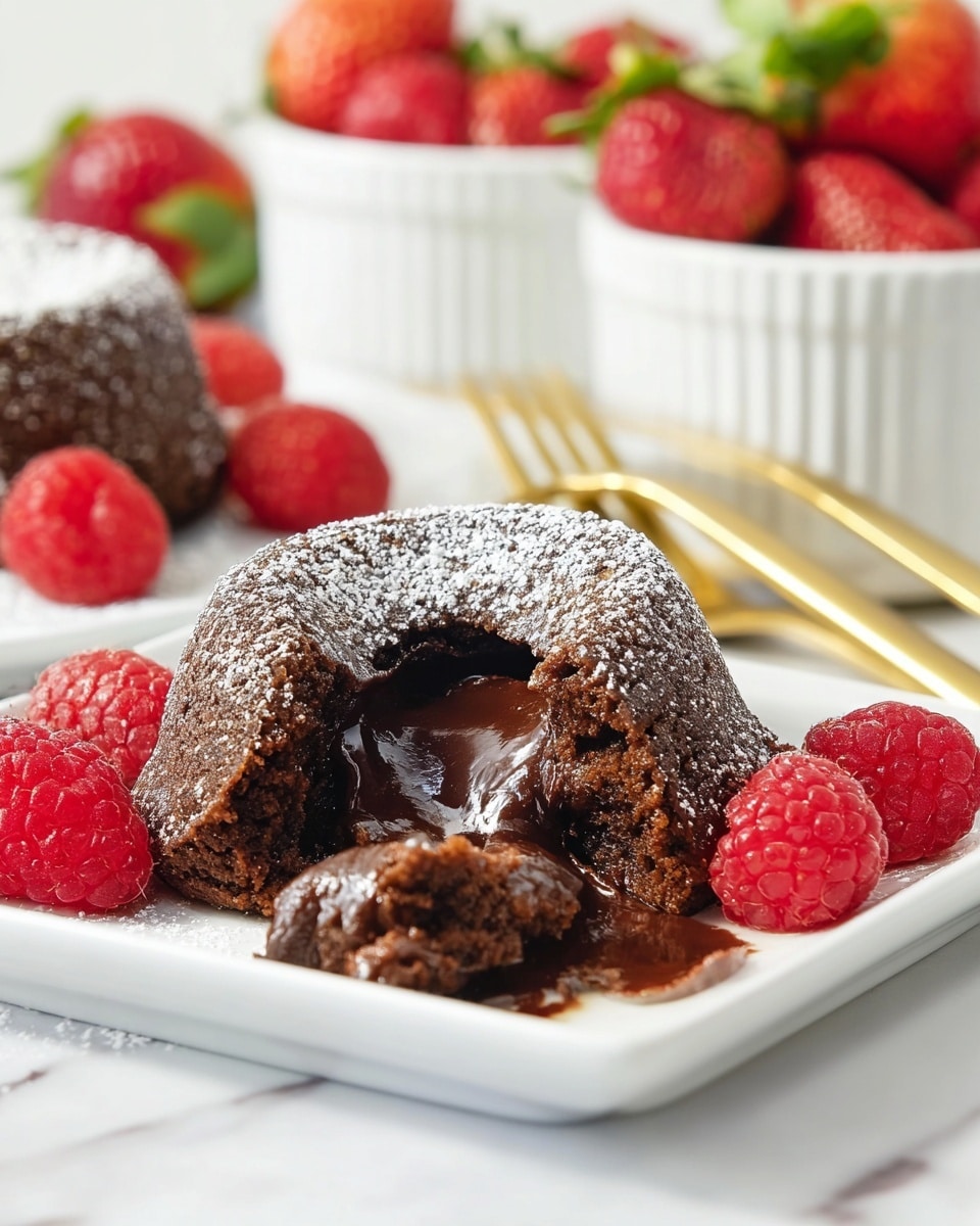 Air Fryer Lava Cakes Recipe