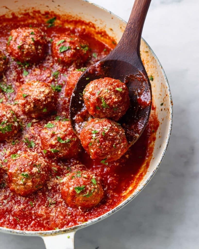 Classic Homemade Meatballs Recipe