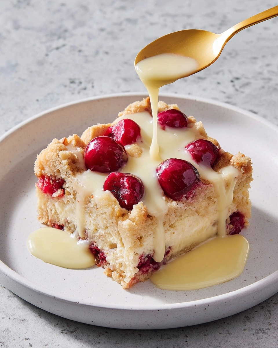 Cranberry Bread Pudding Recipe