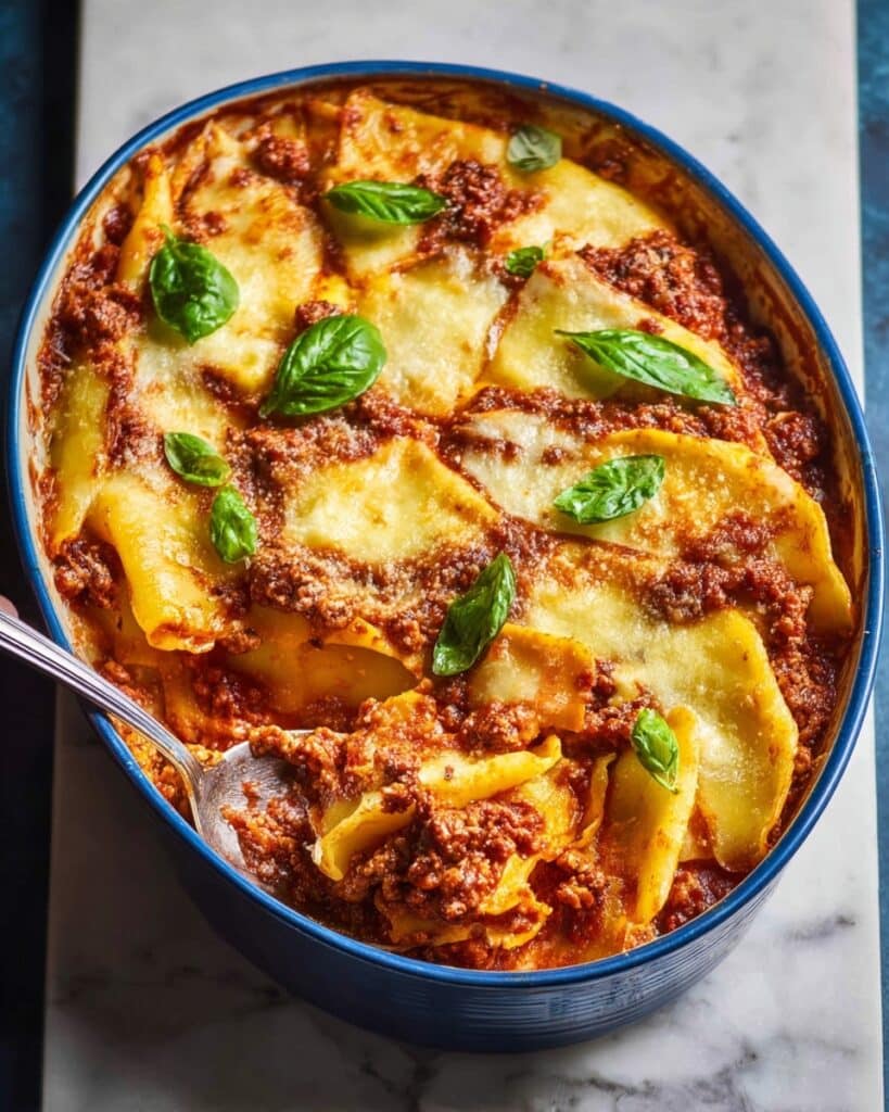 Stuffed Shells with Meat and Cheese Recipe