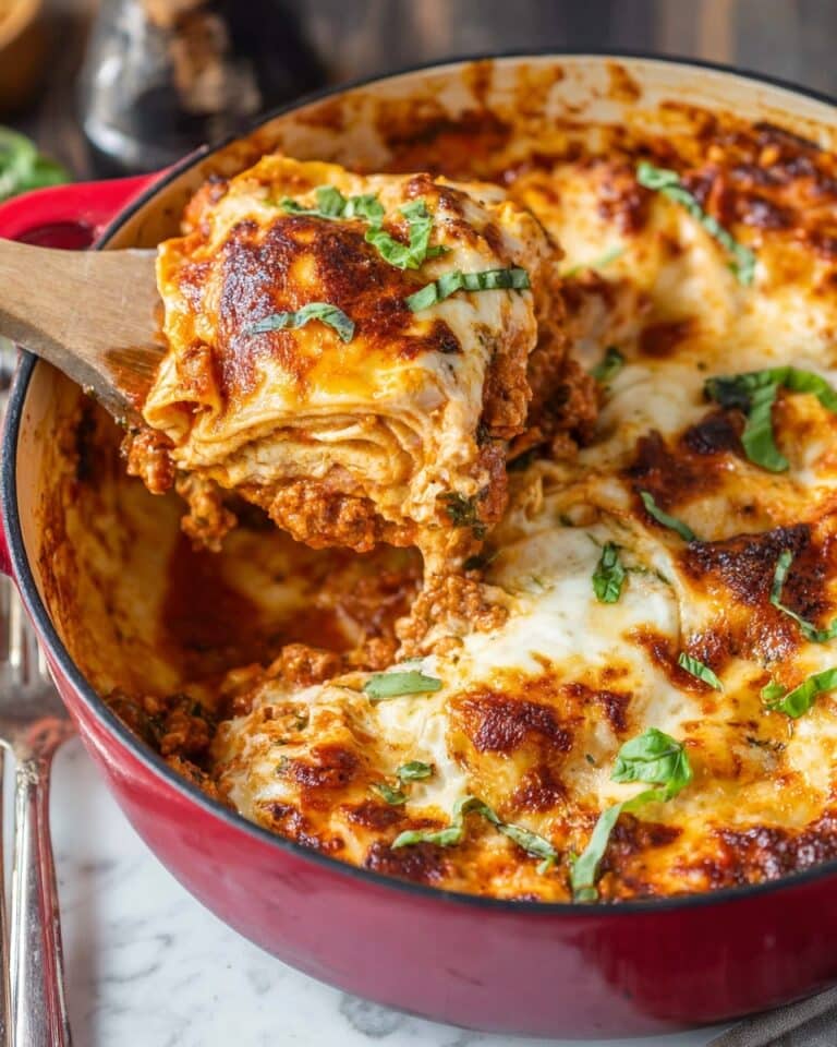 Dutch Oven Lasagna Recipe
