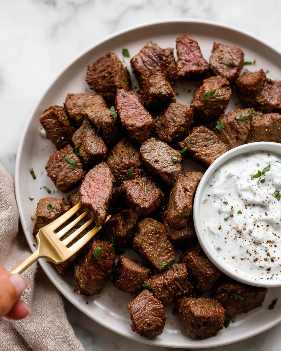 Air Fryer Steak Bites Recipe