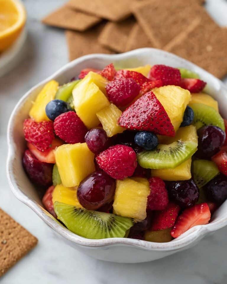 Fruit Salsa with Cinnamon Sugar Pita Chips Recipe