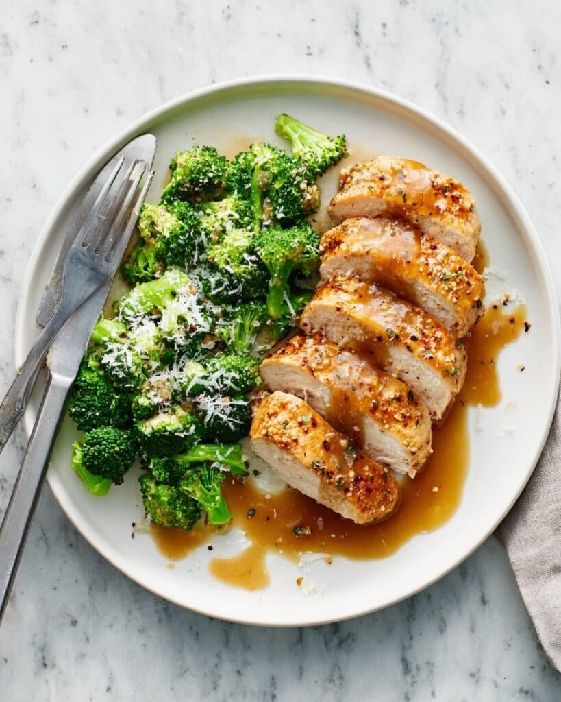 Garlic Chicken and Broccoli with Lemon Recipe
