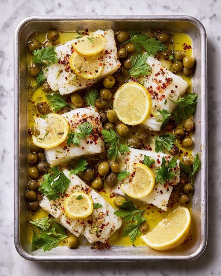 Baked Fish with Olives and Ginger Recipe
