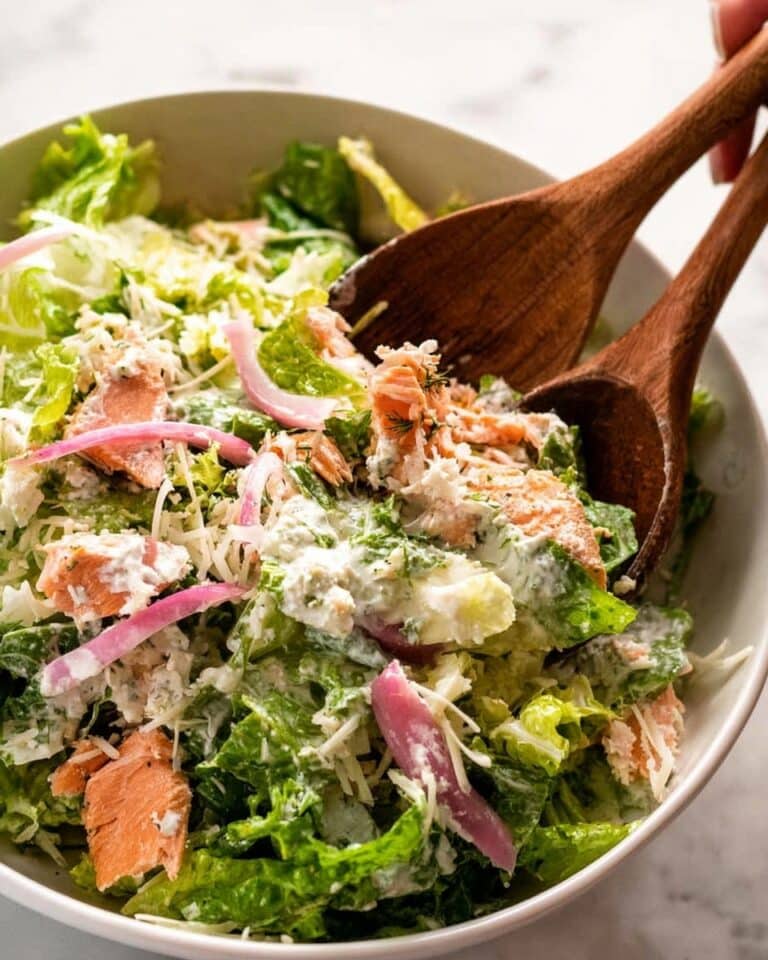 Celebration Salmon Salad with Yogurt Ranch Dressing Recipe