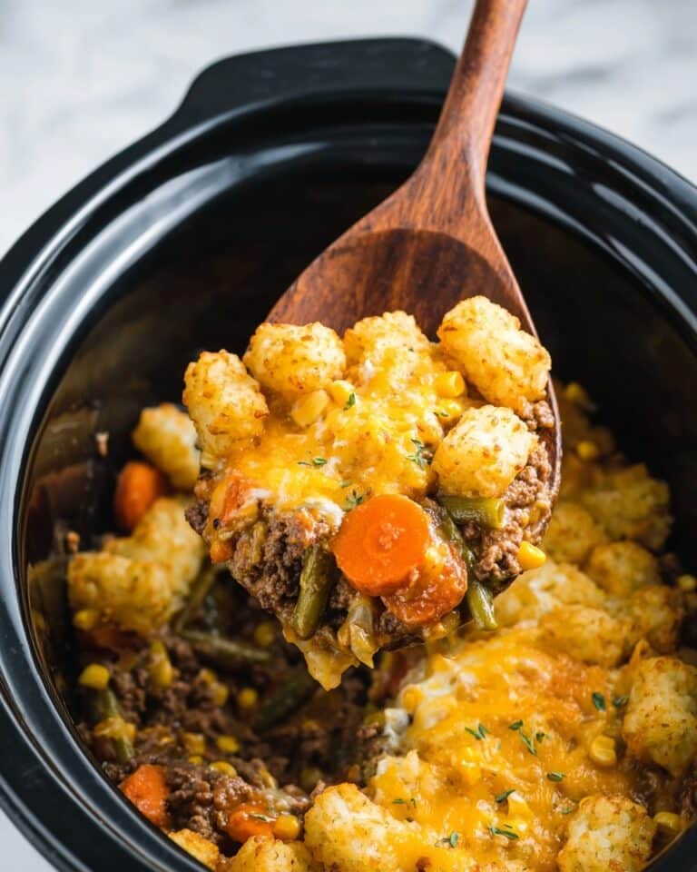 Shepherd’s Pie Tater Tot Casserole Recipe