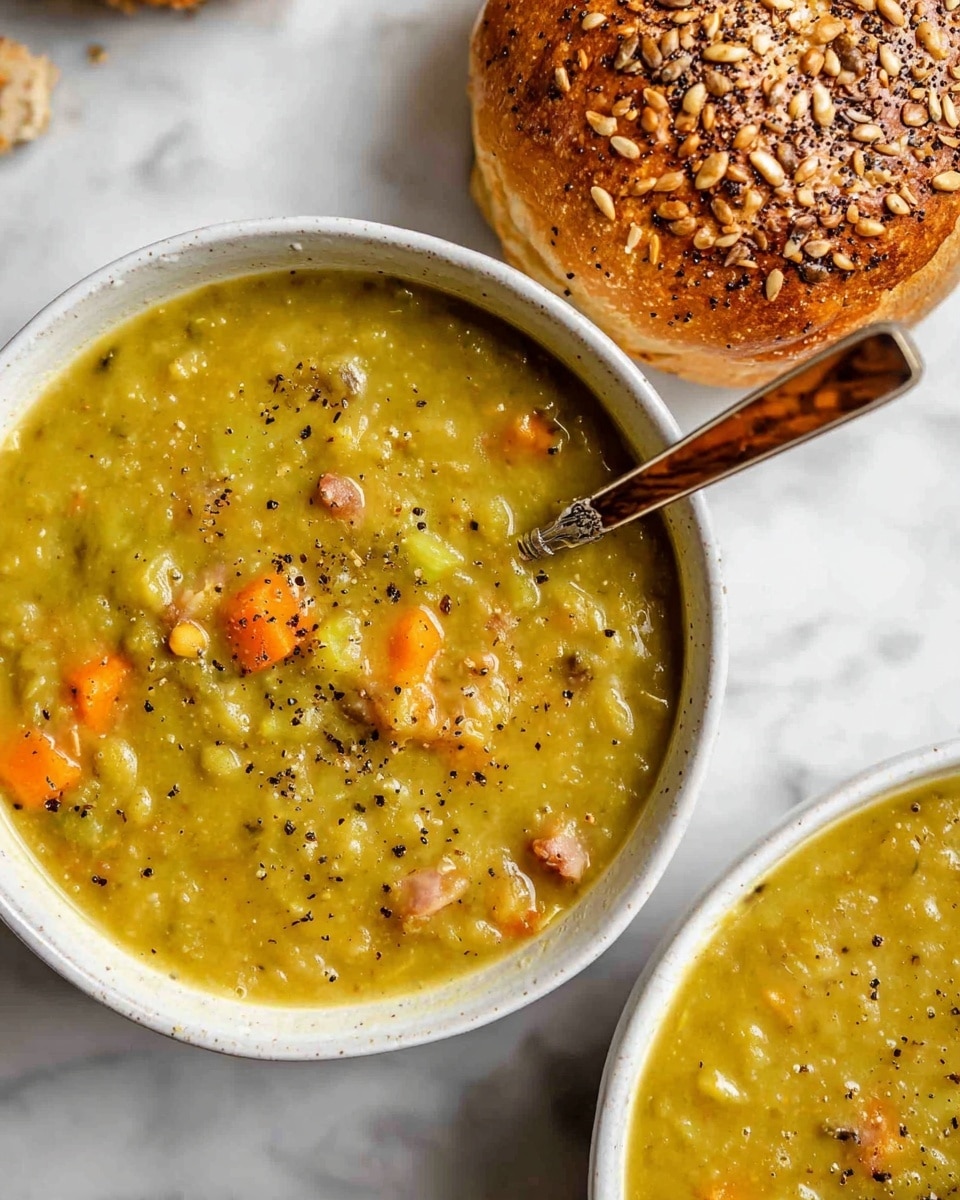 Split Pea Soup with Ham and Vegetables Recipe