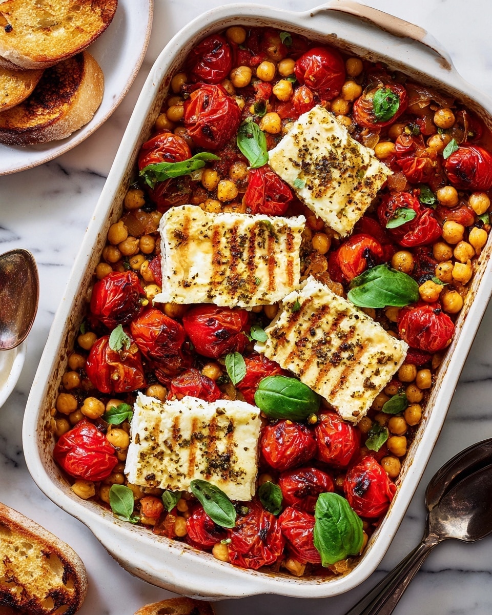 Baked Feta Chickpeas Recipe