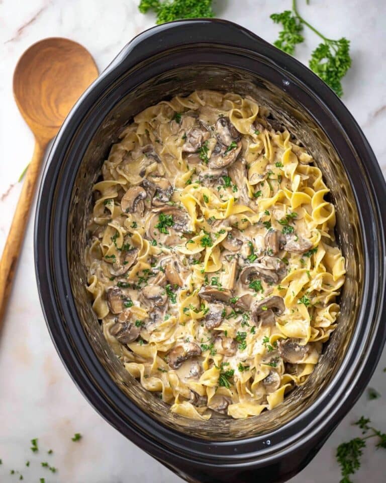 Slow Cooker Chicken Stroganoff Recipe