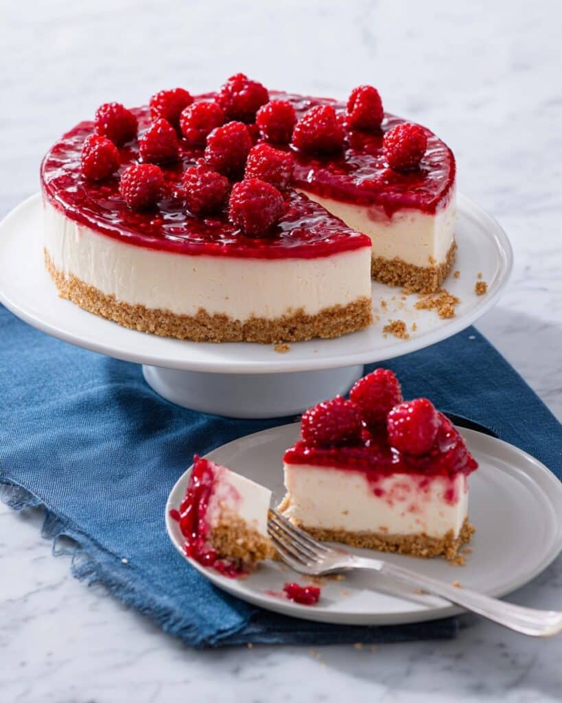 Vegan Raspberry Cheesecake Recipe