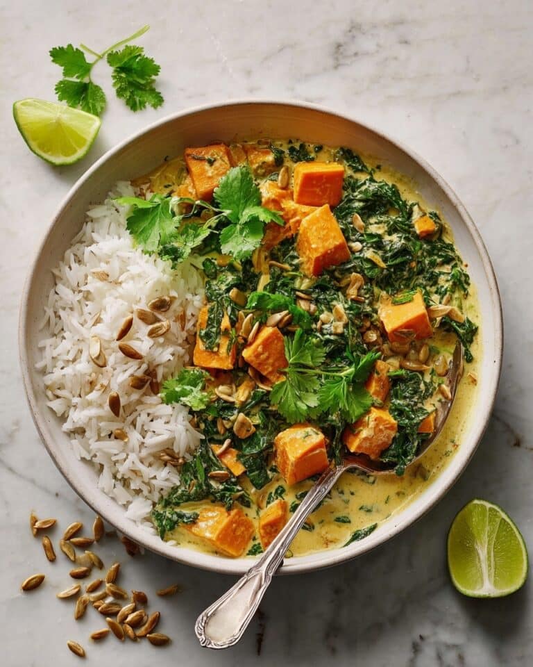 Butternut Squash Curry with Coconut Milk, Kale, and Sunflower Seeds Recipe