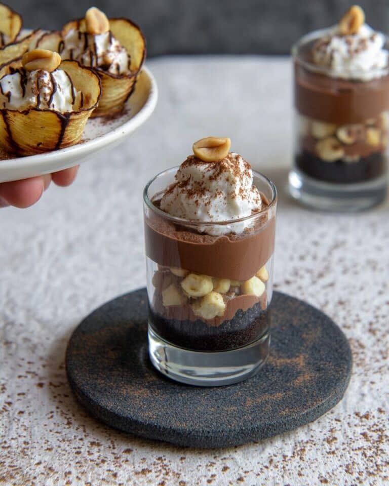 Sweet & Salty Chocolate French Silk Pie Dessert Shooters Recipe