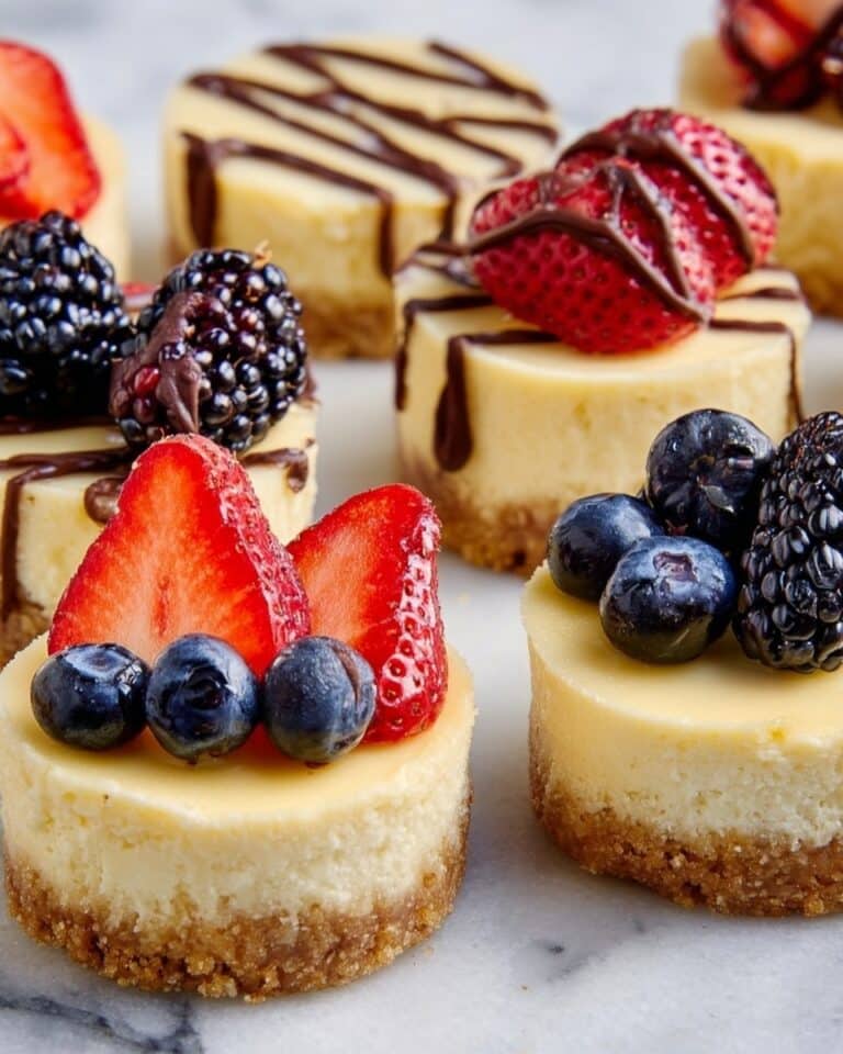 Mini Cheesecakes with Berry Topping Recipe