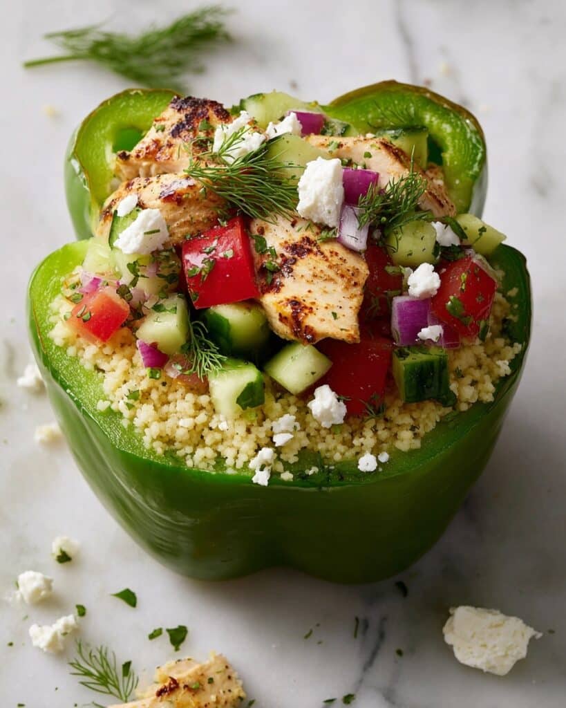 Greek Stuffed Peppers Recipe