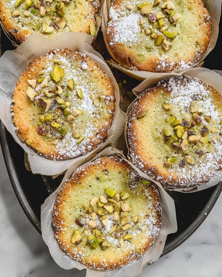 Easy Bakery-Style Pistachio Muffins Recipe