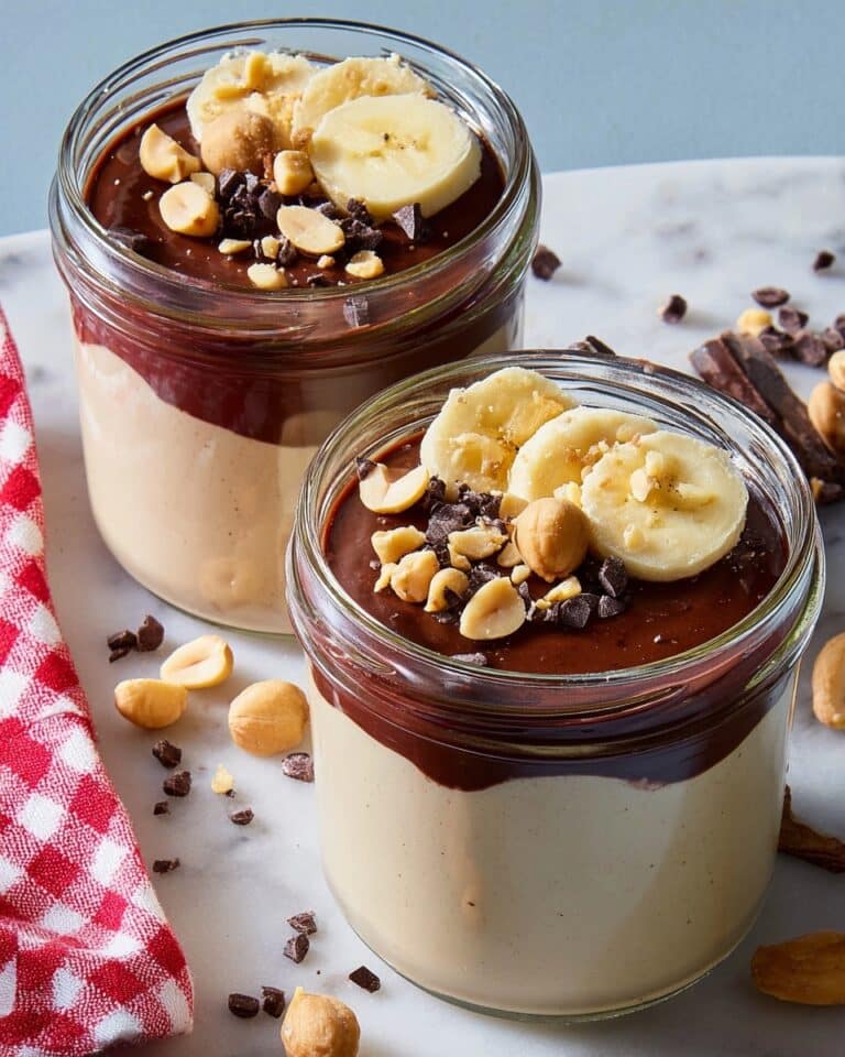 Blended Overnight Oats with Chocolate and Bananas Recipe