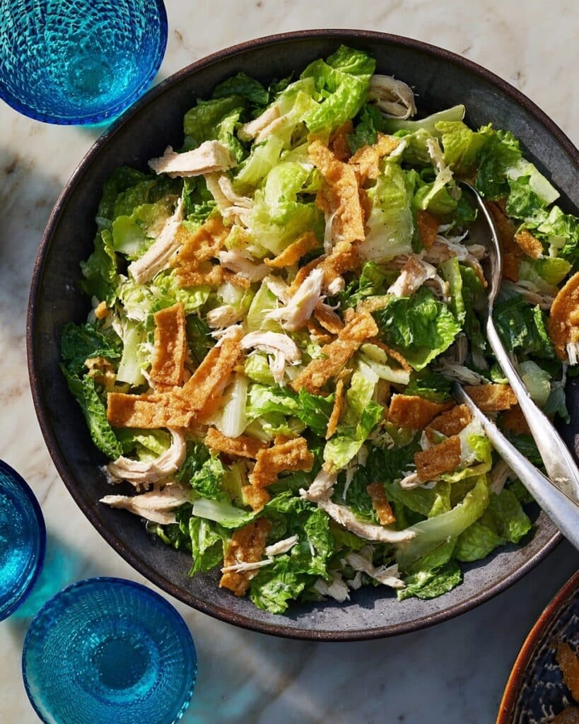 Crispy Wonton Chicken Salad Recipe