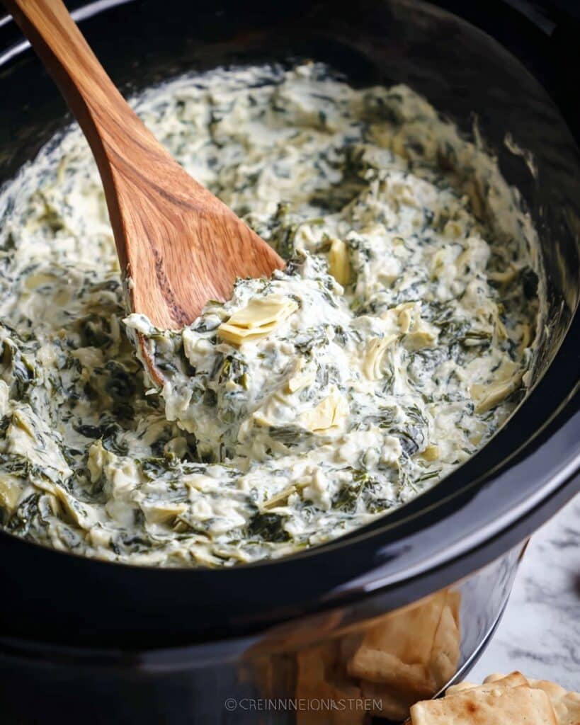 Crock Pot Spinach Artichoke Dip Recipe
