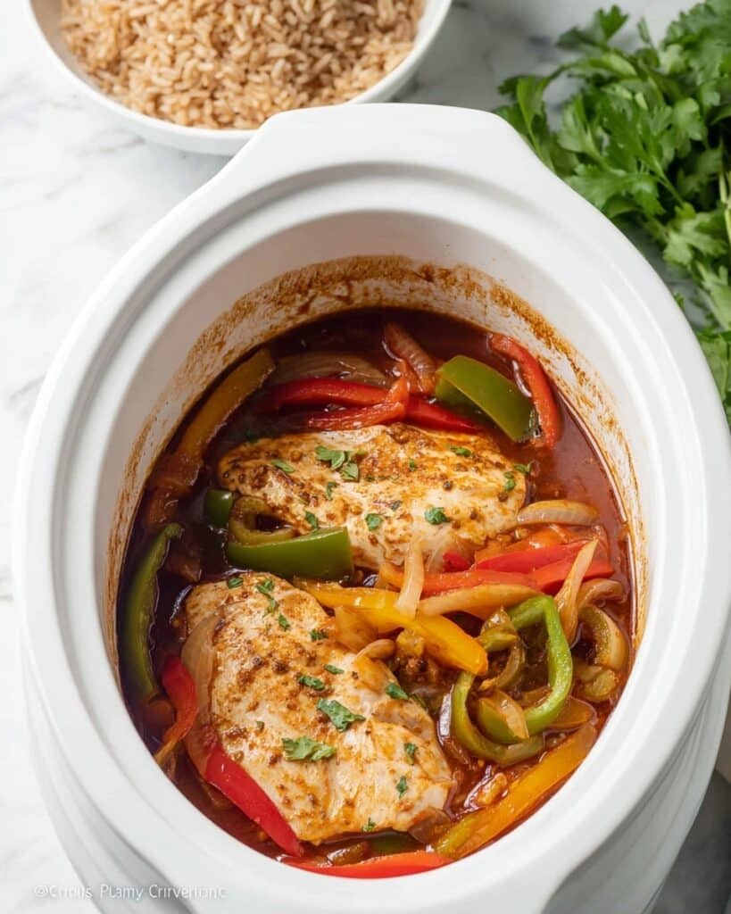 Crockpot Chicken Fajitas Recipe