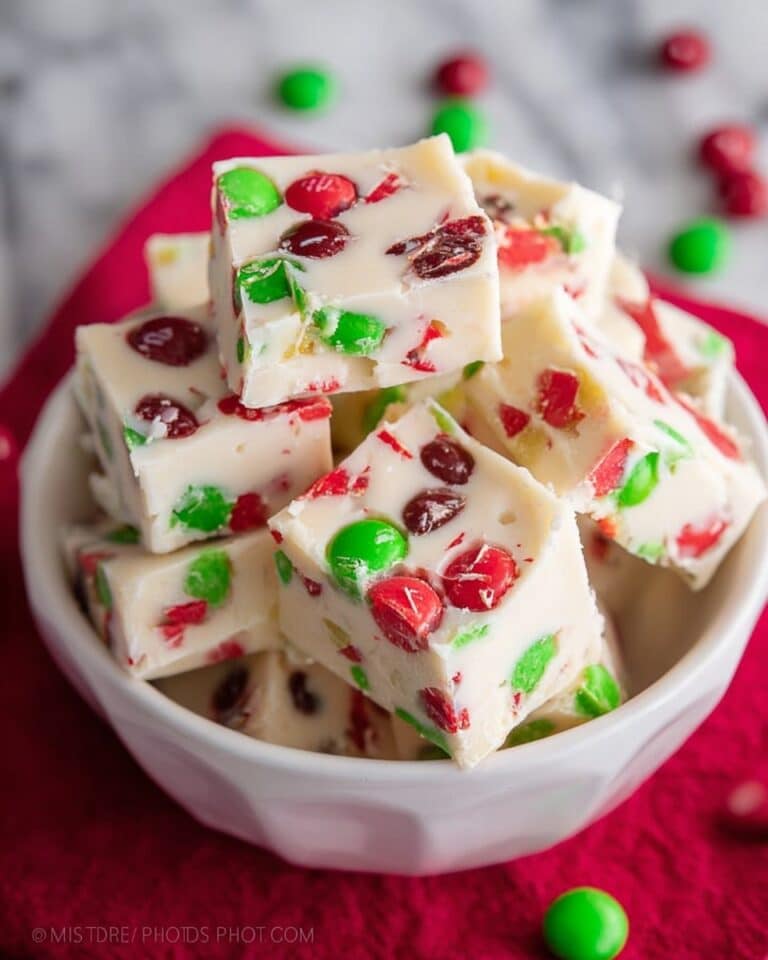 M&M White Chocolate Fudge Recipe