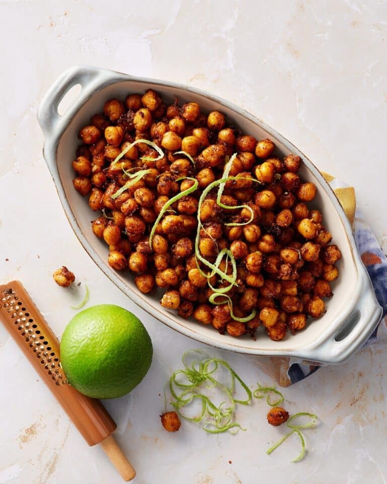 Air Fryer Crunchy Chili-Spiced Chickpeas Recipe