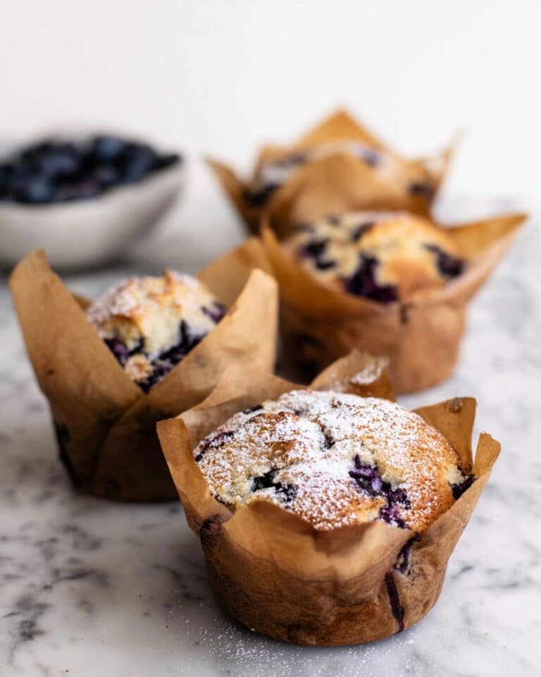 Bakery-Worthy Blueberry Muffins with Streusel Recipe