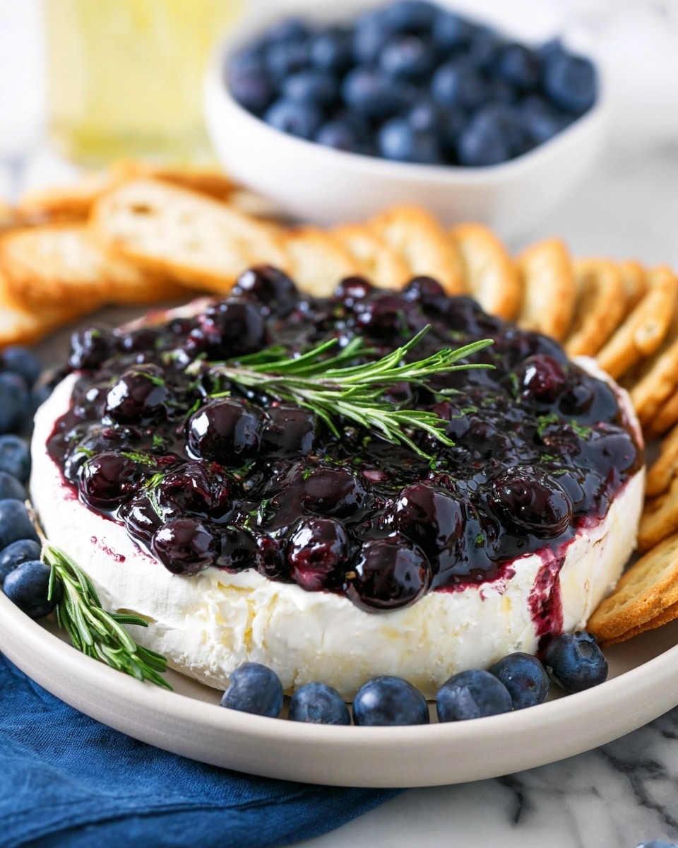 Blueberry Goat Cheese Appetizer Dip Recipe