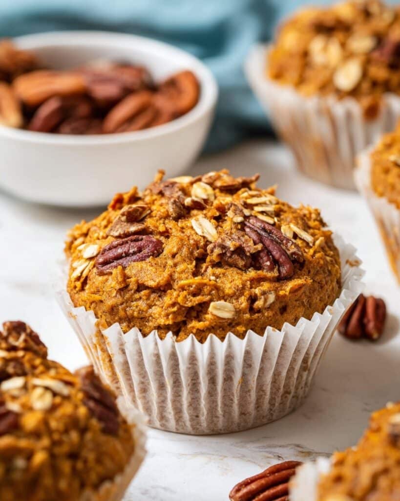Carrot Cake Oatmeal Muffins Recipe