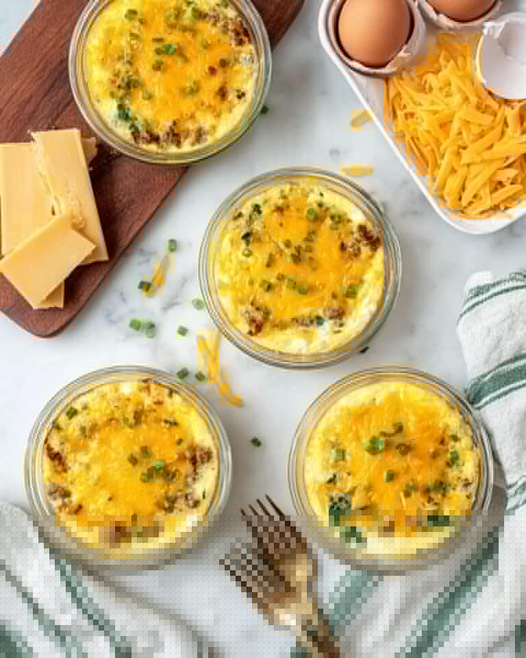 High Protein Baked Egg Bowls Recipe