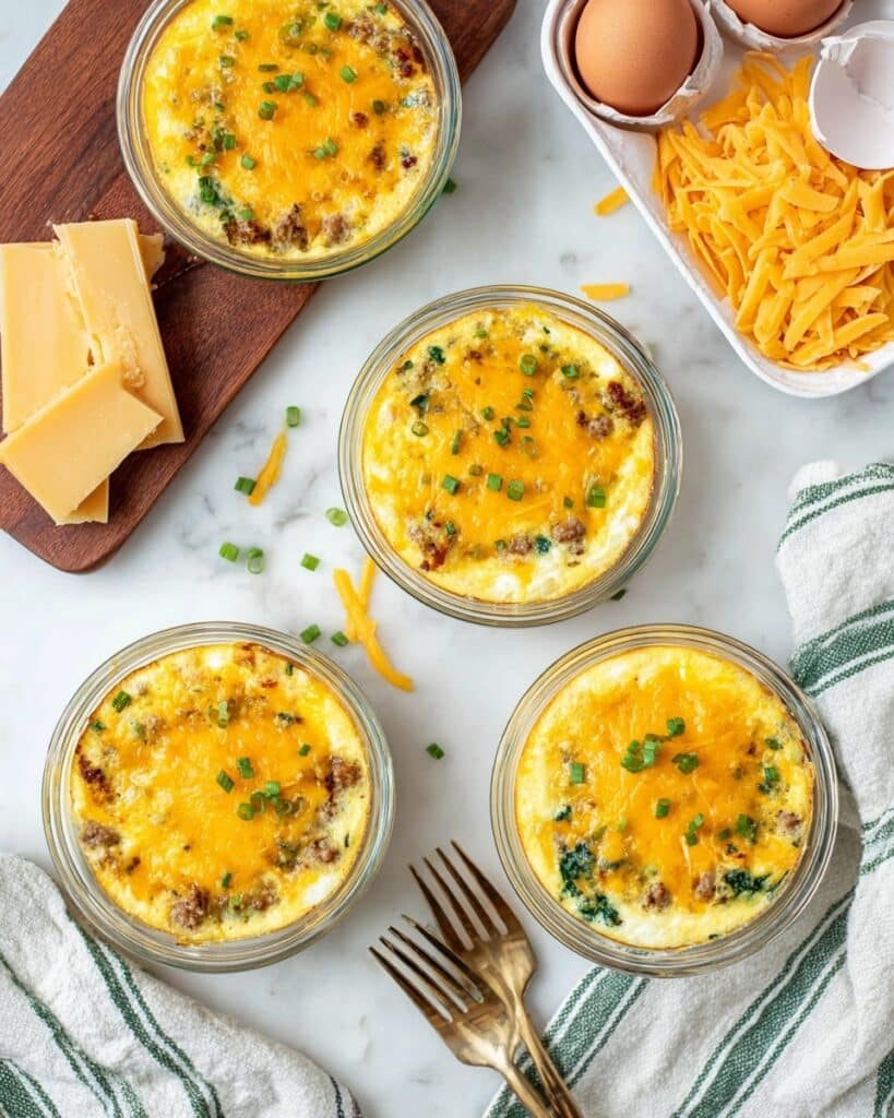 High Protein Baked Egg Bowls Recipe